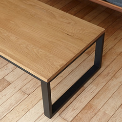 Oak Iron Low Table 4枚目の画像