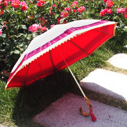 日傘（タッセル飾り付） 1枚目の画像