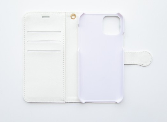 錦緞圖案筆記本智慧型手機保護殼 PAJOUR iPhone/Xperia/Galaxy/AQUOS 第6張的照片