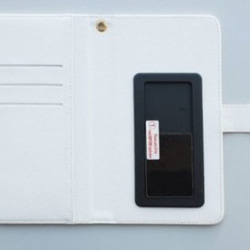 （已獲得 610 個收藏！） （象牙玫瑰圖案錢包式智慧型手機殼，適用於 iPhone/Xperia/Galaxy/AQ） 第6張的照片