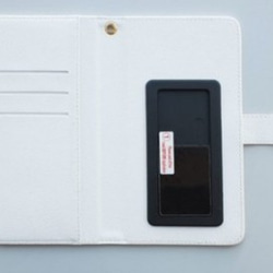 雙色錨紋筆記本智慧型手機保護殼無寶石 iPhone/Xperia/Galaxy/AQUOS 第5張的照片