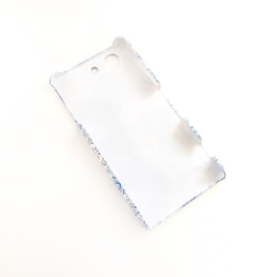 海軍藍 Iznik 磁磚圖案智慧型手機硬殼 iPhone/Xperia/Galaxy/AQUOS 第3張的照片