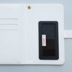 (水綠色) 水彩顏料磁磚圖案筆電型智慧型手機保護殼無寶石 [磁磚圖案] iPhone/Xperia 第6張的照片