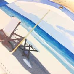 米克諾斯海灘圖案①筆記本智慧型手機保護殼（乾刷）iPhone/Xperia/Galaxy/AQUOS 第4張的照片