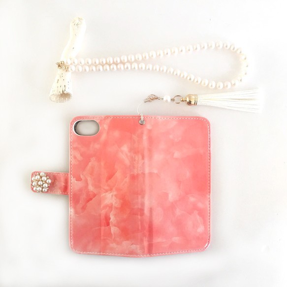 玫瑰粉紅大理石圖案琺瑯筆電保護套（再次上架）PAJOUR 第3張的照片