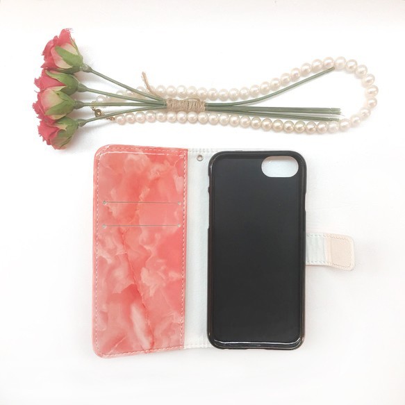 玫瑰粉紅大理石圖案琺瑯筆電保護套（再次上架）PAJOUR 第4張的照片