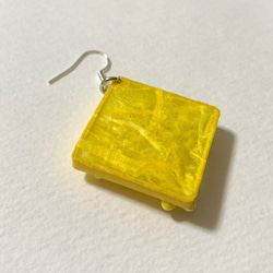 黄色い小花のパークイリングのピアスorイヤリング 6枚目の画像