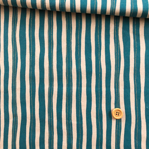 オーダー用生地サンプル 綿麻キャンバス シンプルストライプ