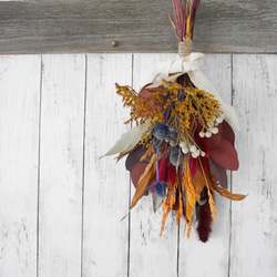 グレビレアゴールドのスワッグ ドライフラワー sotaflower 通販