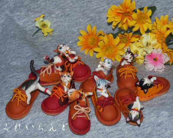 小さな靴と子猫のブローチ9 5枚目の画像