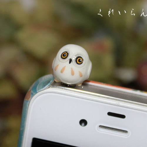 レジン 白フクロウさん レジン 白フクロウさん