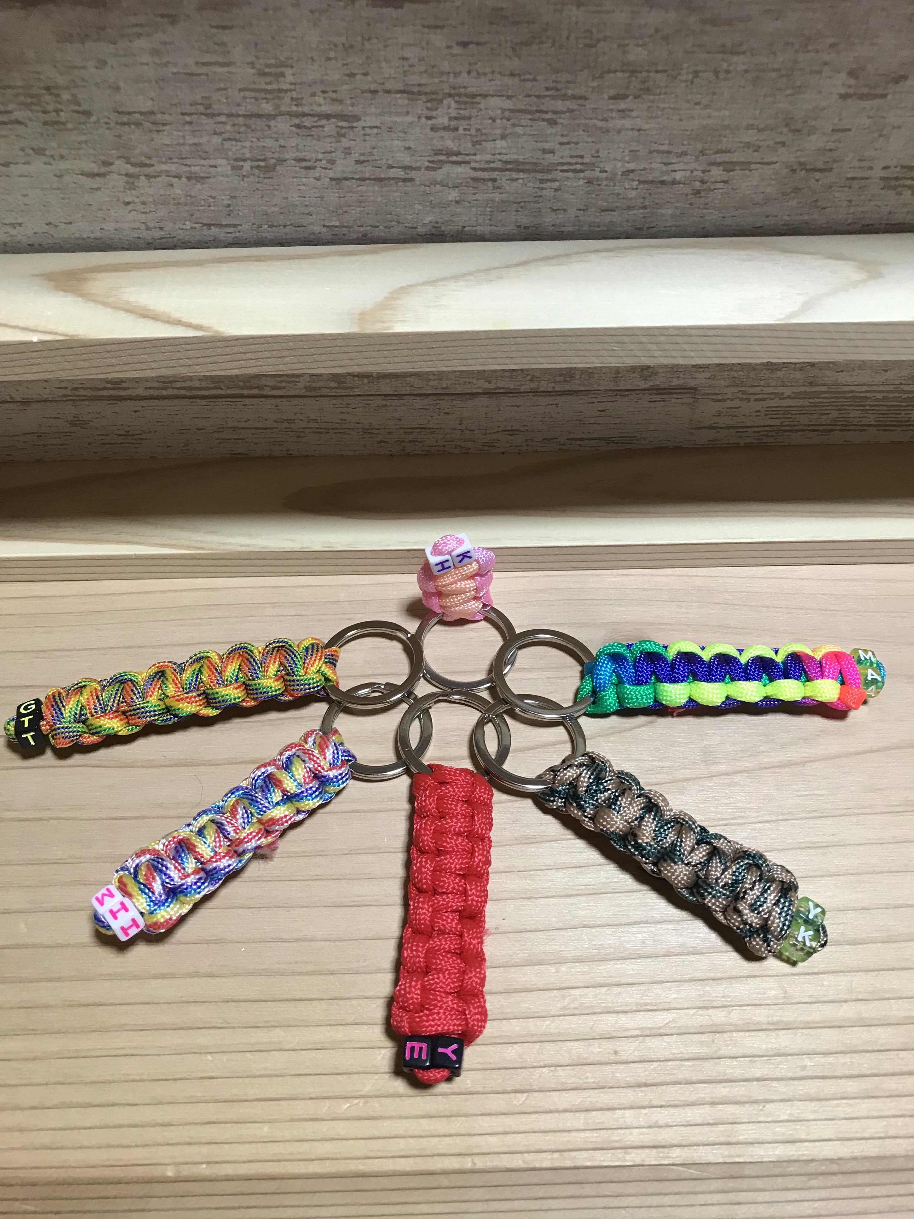 リピ　JOKER様ゴールド専用　イニシャルキーホルダー　ハンドメイド　11点