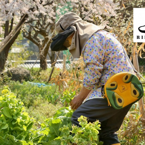 アボカドモチーフ～本革の個性派ショルダーバッグ☆【avo