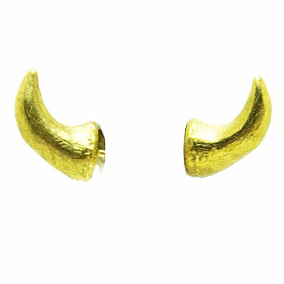 viking　立体的なハットピン　真鍮製　BRASS GOLD 2枚目の画像
