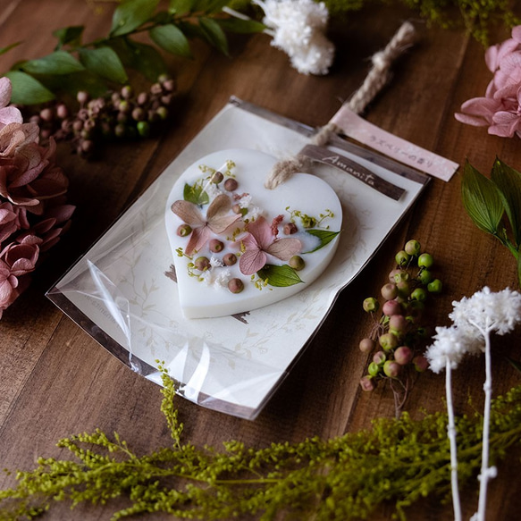 紬 【つむぎ】〜ラズベリーの香り〜 ✿ アロマ ✿ ボタニカル ✿ ワックス ✿ 4枚目の画像