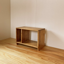 『Box02－オリジナルカラー』 　サイドテーブル　オープンラック　TV台　ボックス　本棚　ラック　棚　ソファーテーブ 5枚目の画像