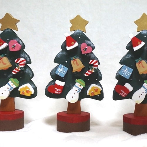 楽しいにぎやか♪クリスマスツリー（木工） その他インテリア雑貨
