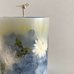 ボタニカルアロマキャンドル（たゆたう花々） 3枚目の画像