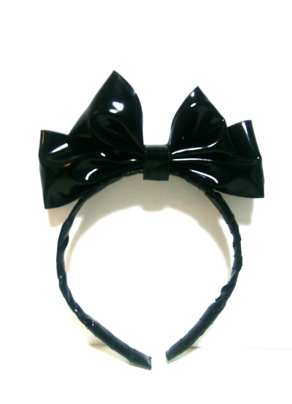 キキ・アリス風 ブラック・カチューシャ【黒】 カチューシャ Lolita