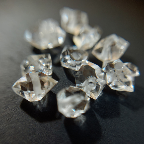 NY産 ハーキマーダイアモンド 天然石 クリア 5個 4枚目の画像