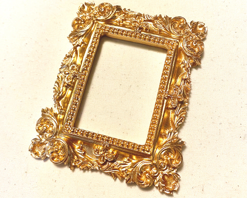 アンティークスタイル ゴールドカラー ディスプレイ用 オープン