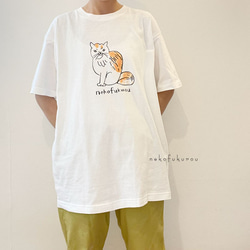 ミケネコ　ゆったり　Tシャツ　 2枚目の画像