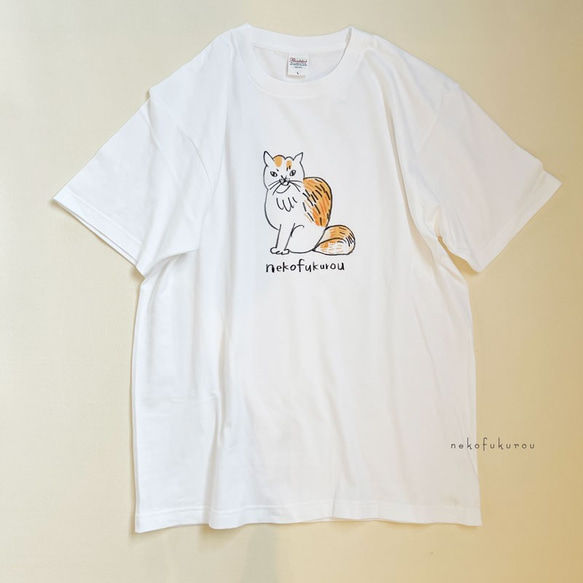 ミケネコ　ゆったり　Tシャツ　 3枚目の画像