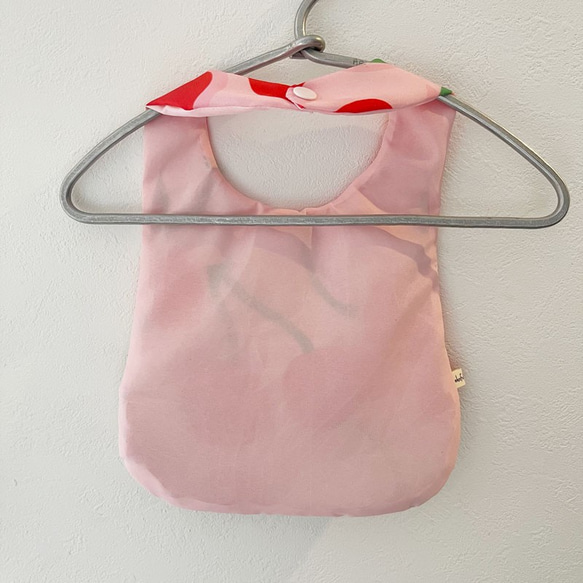 Baby Meal Apron Cherry Print 可添加命名絲帶！ 第2張的照片