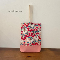 ハンドメイド♡さくらんぼシューズバッグ a6576e042969836a1524d064167bda