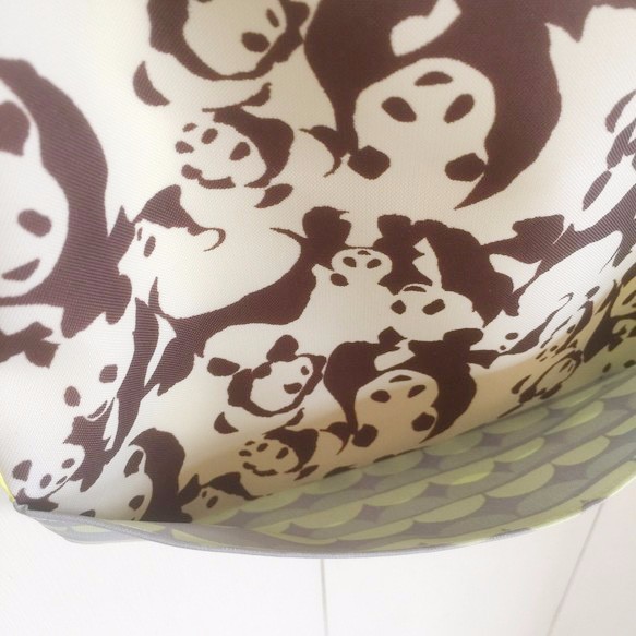 耐洗餐飲圍裙熊貓印花 第4張的照片