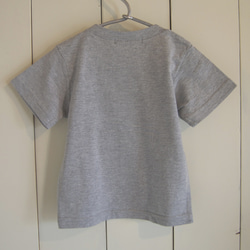 マトリョーシカ(90サイズ)　半袖Tシャツ　グレー 3枚目の画像