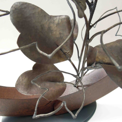 【鉄の植物　カセキの時間シリーズ】OKP-092　天の雫A　ハイビスカス 5枚目の画像