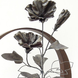 【鉄の植物　カセキの時間シリーズ】OKP-092　天の雫A　ハイビスカス 10枚目の画像