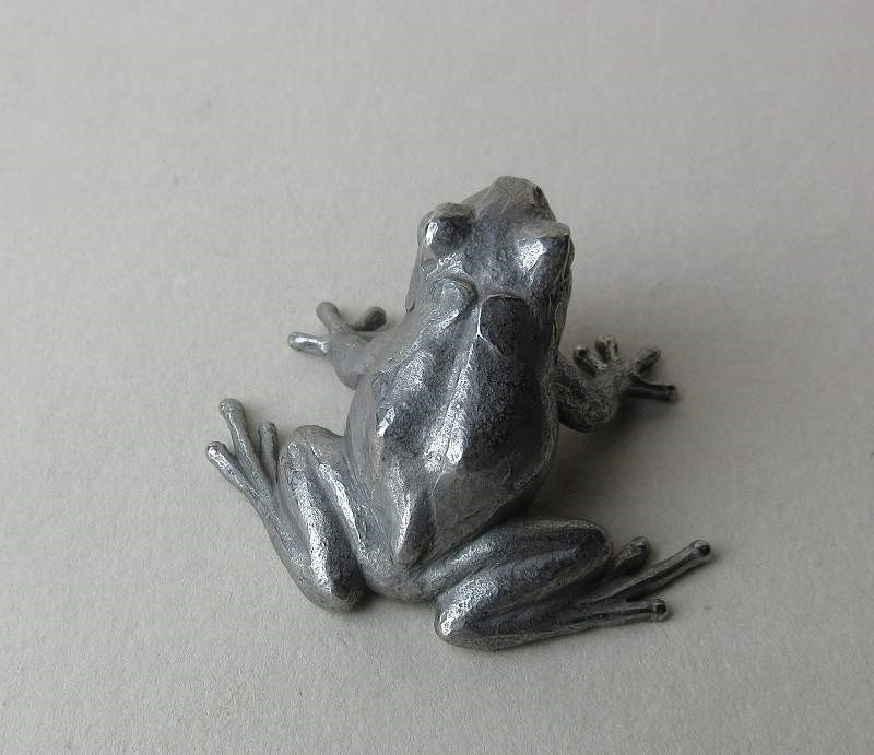 鳴くアマガエル