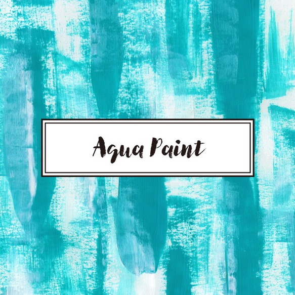 スマートフォンケース　アクアペイント / aqua paint ターコイズブルー 4枚目の画像