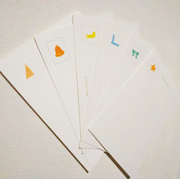 冬のおめかし動物 クリスマスカード6枚セレクト 5枚目の画像