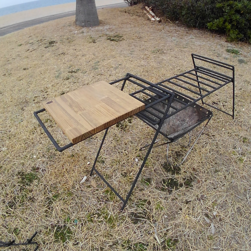 焚き火テーブル【美品】 焚き火テーブル(サイドテーブル)セット その他インテリア雑貨