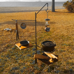 焚き火の番人(Hades) ランタンスタンド ランタンハンガー 焚火ハンガー