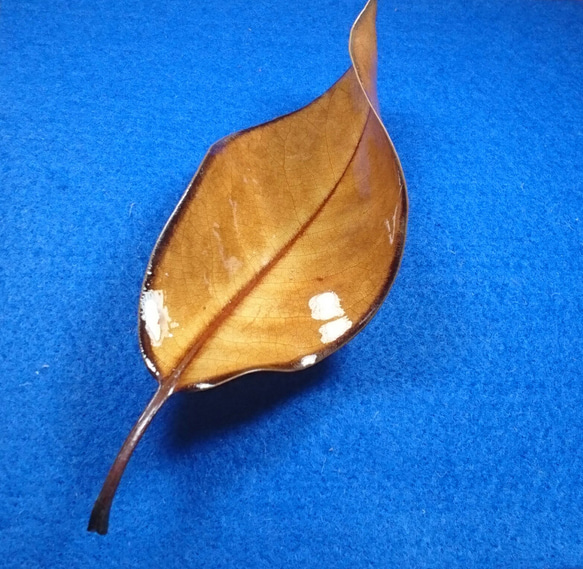 木 の 葉 ブローチ A 3枚目の画像