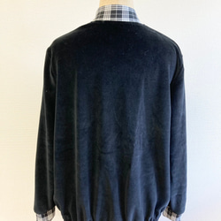 促銷價 ★ 手感柔軟 ❤️ 絲絨運動衫材質束腰黑色（無尺碼 L） 第9張的照片
