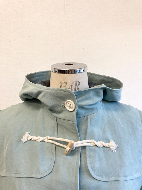 促銷價 ❤️ Duffle style 春季外套夾克 淺藍色內襯（尺碼不限 M ~ L） No. 11 第3張的照片