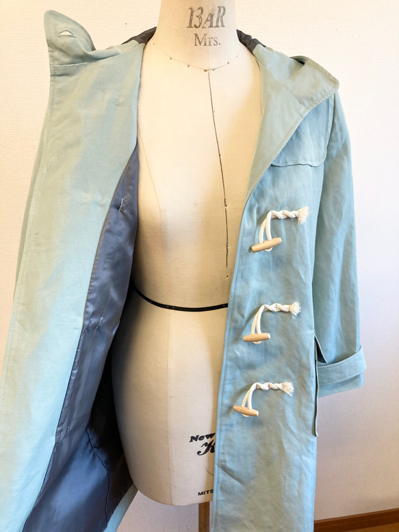 促銷價 ❤️ Duffle style 春季外套夾克 淺藍色內襯（尺碼不限 M ~ L） No. 11 第9張的照片