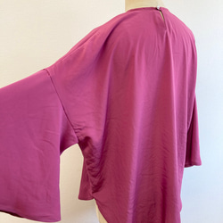 促銷價 ★ 亮色成人粉色❤️ 喇叭袖襯衫 震撼粉色（尺碼免費 L~LL） 第10張的照片