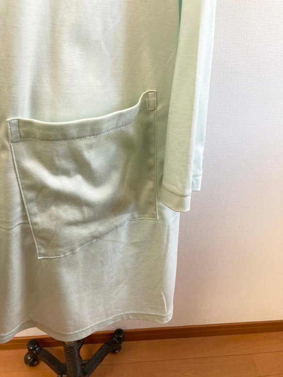 成人開衫 ❤️ 懸垂長款薄荷開衫（L ~ LL 碼） 第6張的照片