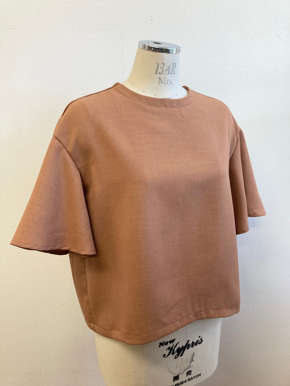 促銷價 成人襯衫❤️ 喇叭袖襯衫兵馬俑橙色（L 到 LL 尺碼免費） 第7張的照片