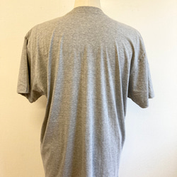 セール価格★リメイクTシャツ❤️パッチワーク風半袖Tシャツチュニック　グレー（サイズ LL） 9枚目の画像