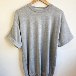 促銷價 ★ Remake knit ❤️ 短袖針織衫，可拆卸 8 長襯衫袖 灰色（尺寸 L） 第8張的照片