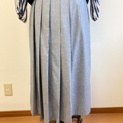 促銷價成人百褶裙❤️褶襉百褶長裙藍色（尺碼L到LL免費） 第5張的照片
