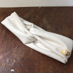 Kiratsu和黃金跛腳邊境❤️柔軟的針織絞束發帶（無大小M〜L） 第4張的照片