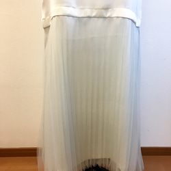 促銷價★重複喜歡可愛的❤薄紗手風琴裙吊帶背心緞面連衣裙（尺碼免費M~L） 第4張的照片